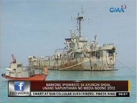 nagpatira sa tropa|Sumadsad na lumang barko, tanging depensa ng PHL sa Spratlys.